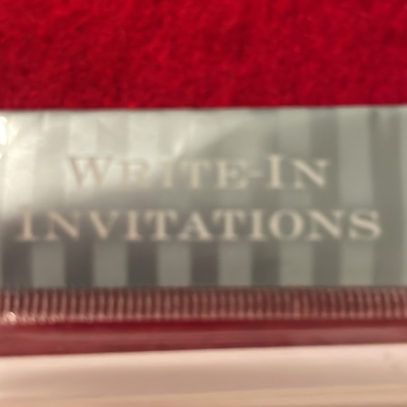 G Squared Write-In Invitations & Thank-You Notes-Pink Glitter Cake Design - Picture 3 of 9